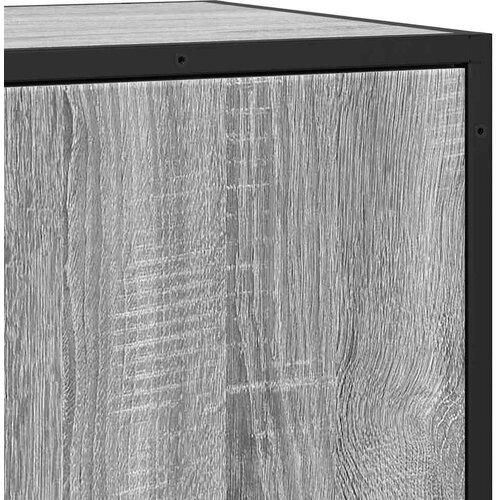VidaXL Komoda boja hrasta sonome 68x35x76 cm konstruirano drvo metal Slike