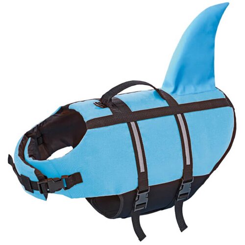 Nobby plavalni jopič &amp;quot;sharky&amp;quot; za psa, moder - xl Slike