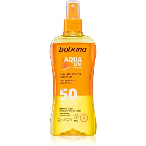 Babaria Sun Aqua UV pršilo za sončenje SPF 50 200 ml Cene