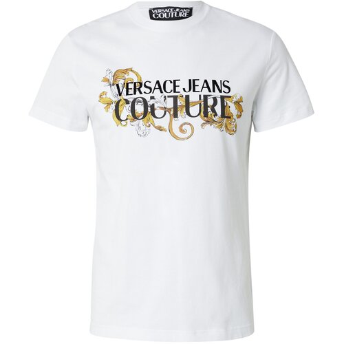 Versace Jeans Couture Majica rumena / zlato-rumena / črna / bela Cene