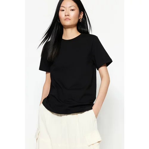 Trendyol T-Shirt - Black - Regular fit