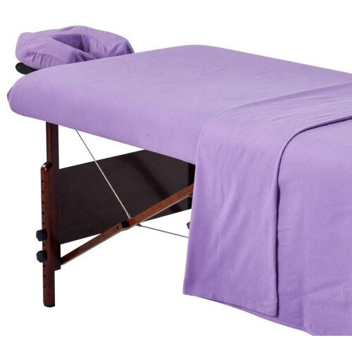 Mastermassage flanelski set prekrivač 3/1 100% Pamuk - Purple Cene