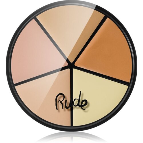 Rude Cosmetics Fabulous Concealer Wheel paleta korektora nijansa Light 7.5 g Slike