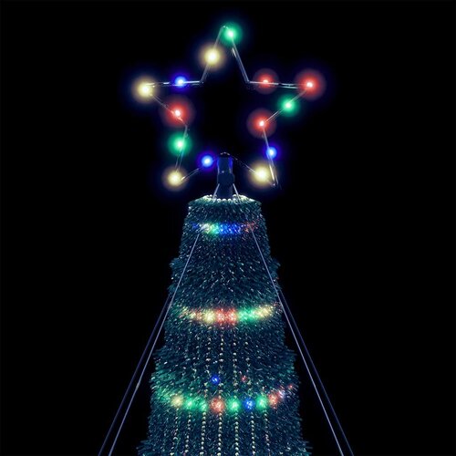  LED božićno drvce 1028 LED &amp;scaron;arenih 403 cm Slike