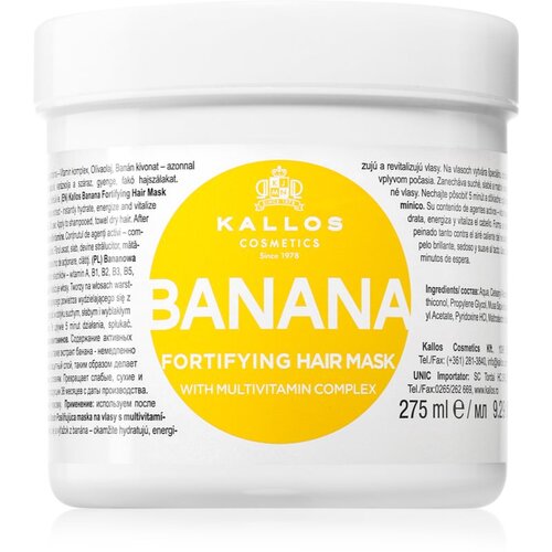 Kallos KJMN Professional Banana maska za okrepitev las z multivitaminskim kompleksom 275 ml Cene