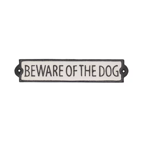  Napis za vrata "beware of the dog"