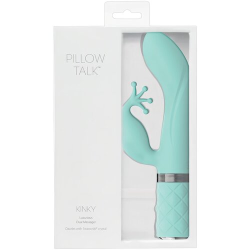 Pillow Talk Kinky - vibrator G-točke s dvije točke na baterije (tirkizna) Cijene
