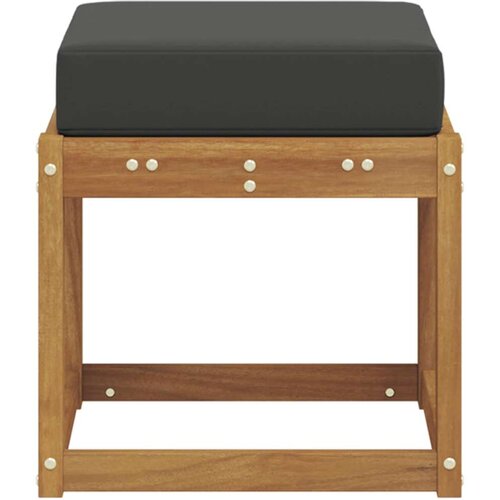  Klupa za sjedenje Prirodna i antracit 43 x 43 x 37 cm - Prirodno i antracit 40 cm Otvoreno područje nogu Slike