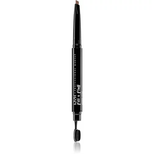 NYX Professional Makeup Fill & Fluff mehanični svinčnik za obrvi odtenek 01 Blonde