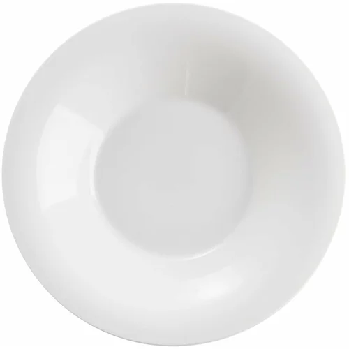 Brandani bijeli duboki tanjur Panna Montata, ø 22,5 cm