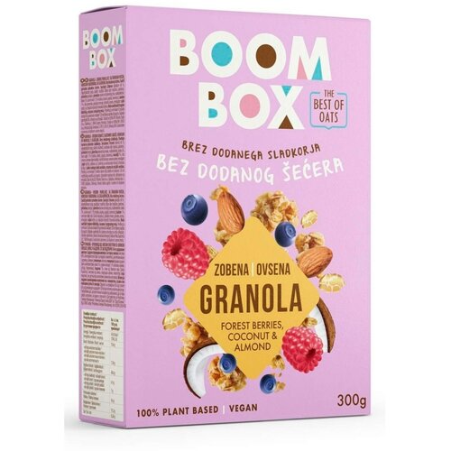 Boom Box BUM BOKS Ovsena granola 300 g Ovsena kaša - Kokos - Badem Cene