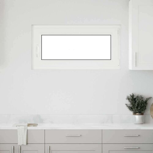 VidaXL podrumski prozor &amp;quot;RISOR&amp;quot; 100x50 cm Okretno-nagibni DIN desni bijeli Slike