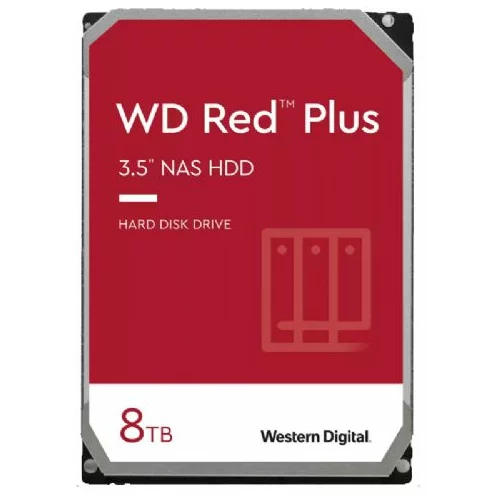 Western Digital Red Plus 8TB 3,5" SATA3 128MB (WD80EFZZ) trdi disk