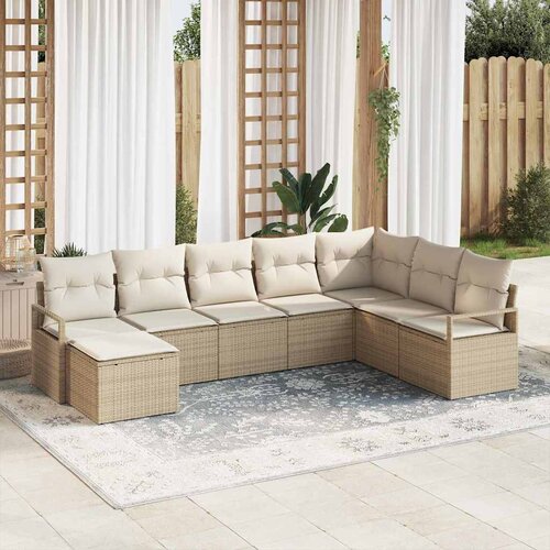  Set sofe 8 kom. poliratan 287 x 177 x 85 cm Slike