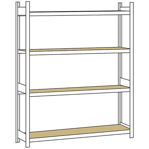 SCHULTE Širok regal, z iverno ploščo, višina 2500 mm, širina 2250 mm, osnovni regal, globina 400 mm Cene