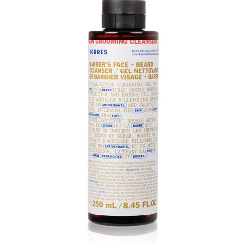Korres Athenian Grooming gel za či&amp;scaron;ćenje za lice i bradu 250 ml Slike