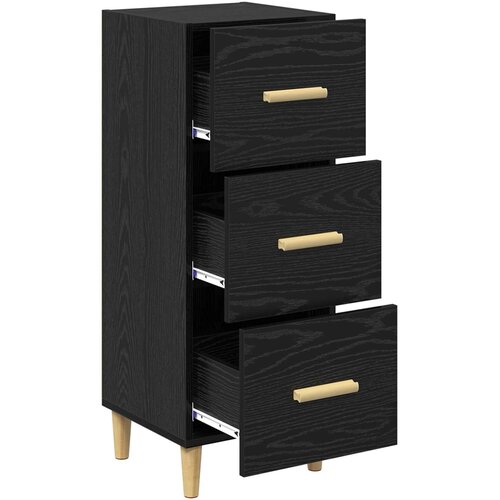  Kreveta Crni hrast 34,5 x 34 x 90 cm Konstruirano drvo Slike