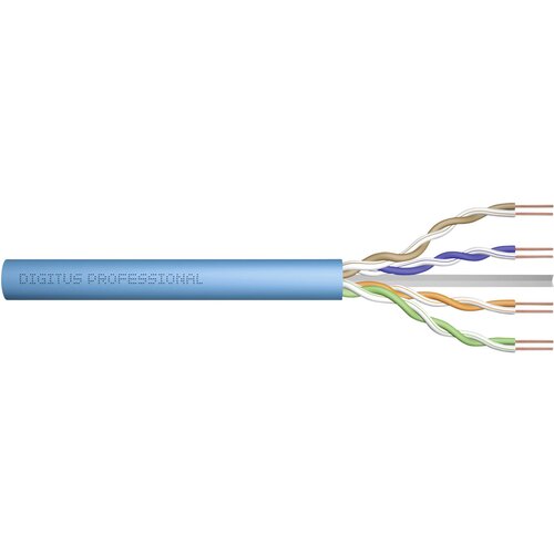 Digitus DK-1614-A-VH-305 RJ45 omrežni kabel\, Patch kabel CAT 6a U/UTP 305.00 m svetlo modra Simplex 1 kos, (20519125) Cene