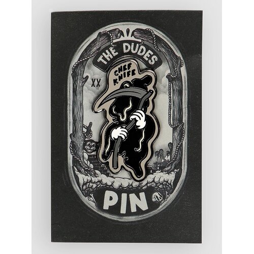 The Dudes Chef Knife Pin multicolor Cene