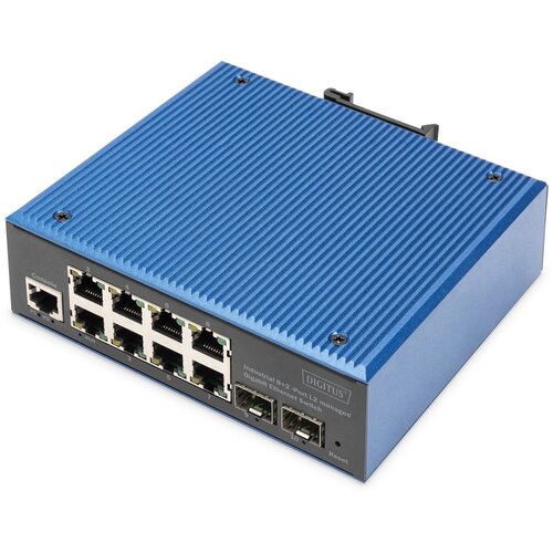 Delock Digitus Industrial 8+2 -Port L2 managed Gigabit Ethernet Switch Cijene