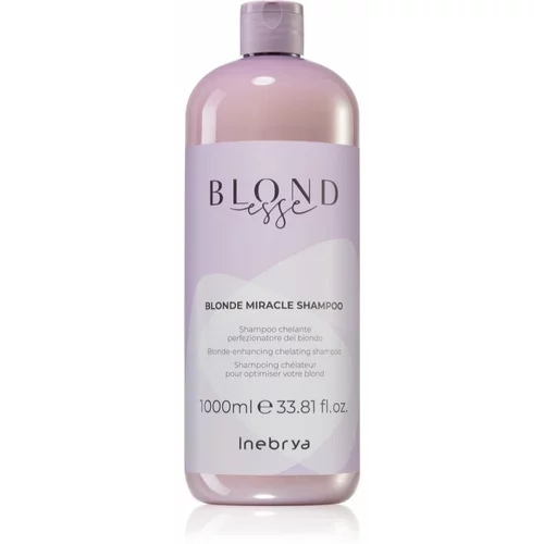 Inebrya BLONDesse Blonde Miracle Shampoo detoksikacijski šampon za čišćenje za plavu kosu 1000 ml