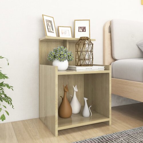 vidaXL Noćni ormarići 2 kom boja hrasta 40 x 35 x 60 cm od iverice Cijene