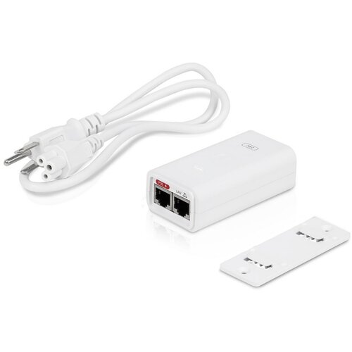 Ubiquiti Power supply 24V 0.5A Gigabit with PoE injector, POE-24-12W-G-WH Cene