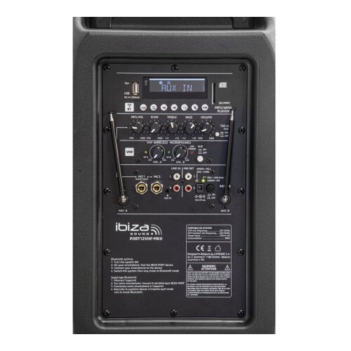 Ibiza Sound PORT12VHF-MKII-TWS | 350W prenosni PA sistem - Slike