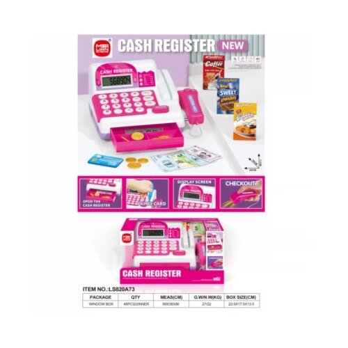 Hk Mini igračka kasa, roze ( A090525 ) Cene