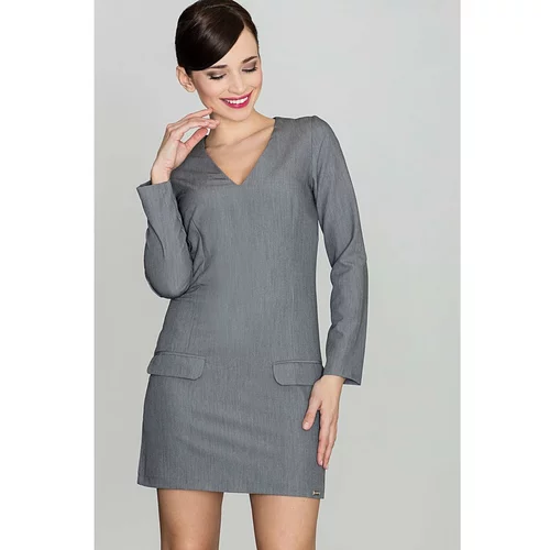 Lenitif Woman's Dress K373 Grey