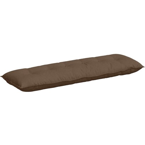 VidaXL Poglavni vzglavnik Rjava 160 x 19 x 50 cm blago, (5000278295) Slike