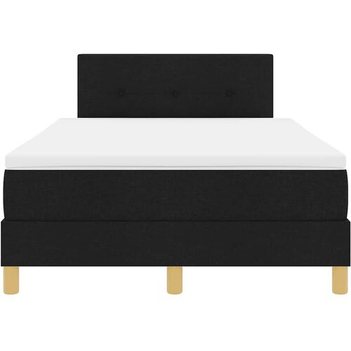 Box spring krevet s madracem Crna 120 x 190 cm tkanina Slike