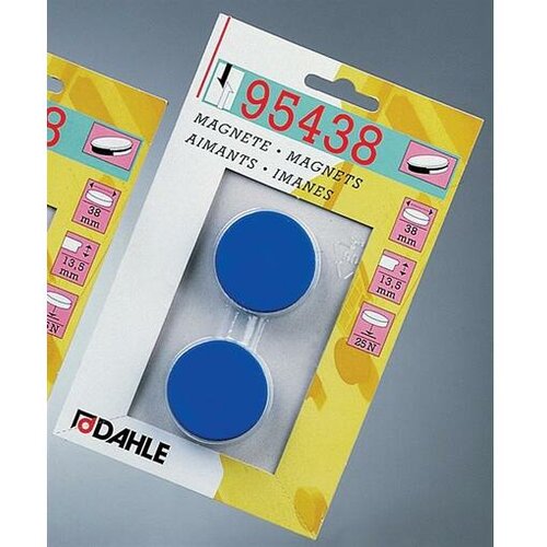 Dahle magneti za tablo DA2695438 y38mm moder 2 kosa Cene