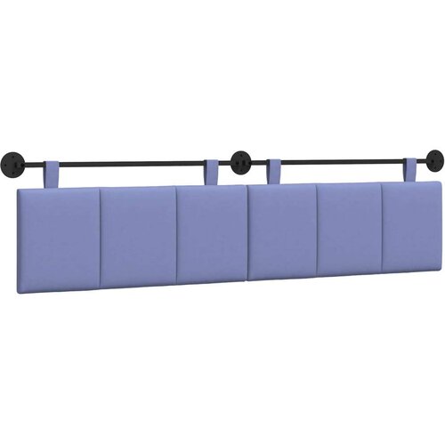  Držeće uzglavlje Zidne Traper plava 210 x 55 x 5 cm tkanina - Trapere plave boje 200 cm bez LED Slike