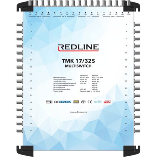 Redline Multi&scaron;alter 4 satelita na 32 utičnica - TMK 17/32S Cijene