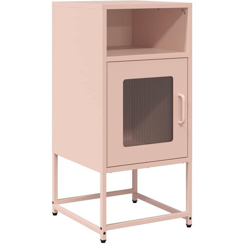 Maison Chic Nočna omarica - Nočna miza Pink 36x39x78 cm Hladno valjano jeklo, (21689627) Cene