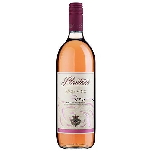 Plantaže 13.jul roze vino plantaže moje vino 1l Slike