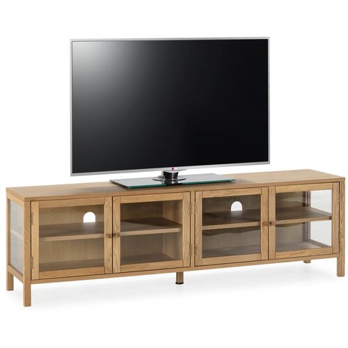 MOME TV omarica v hrastovem dekorju v naravni barvi 160x50x40 cm Ceci &amp;ndash; Slike