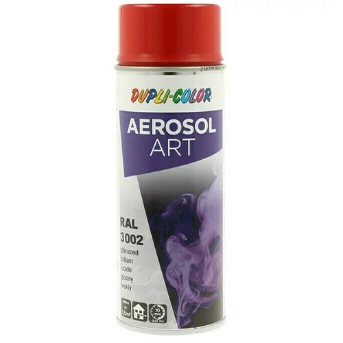 Dupli color aerosol Art Lak za raspršivanje RAL 3002 (Karmin crvene boje, 400 ml, Sjaj)