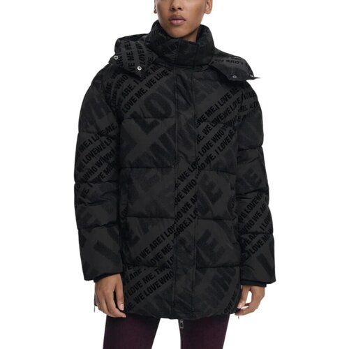 Desigual Jakne PADDED_CADERA_FLOCK 25WWEW23 Črna Slike