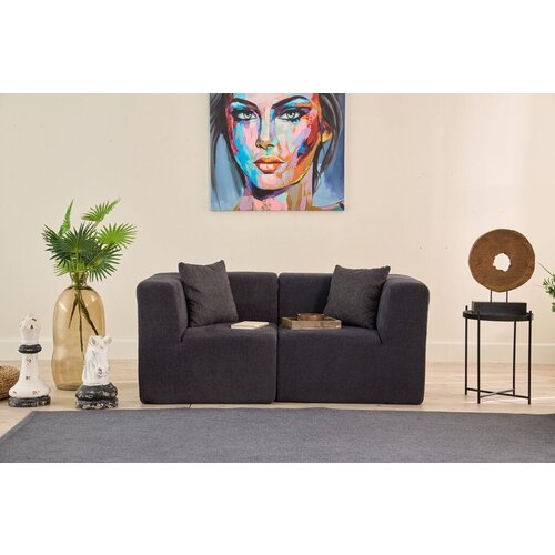 Atelier Del Sofa Dvosed Raks, 165x70x85cm, Antracit Cene