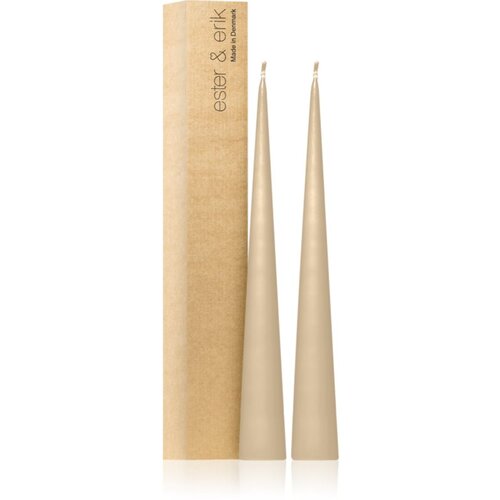 Ester &amp;amp; erik cone candles melon sorbet (no. 19) sveča 2x37 cm Slike