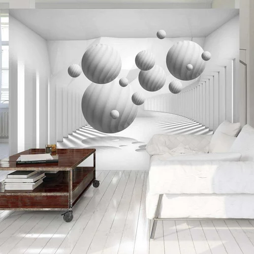  tapeta - Balls in White 200x140