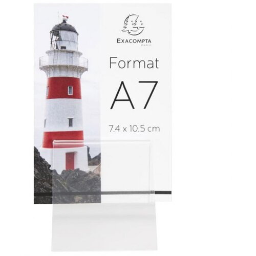  DRŽAČ STOLNI AKRILNI ZA KARTICE A8 EXACOMPTA 88558D PROZIRNI Slike