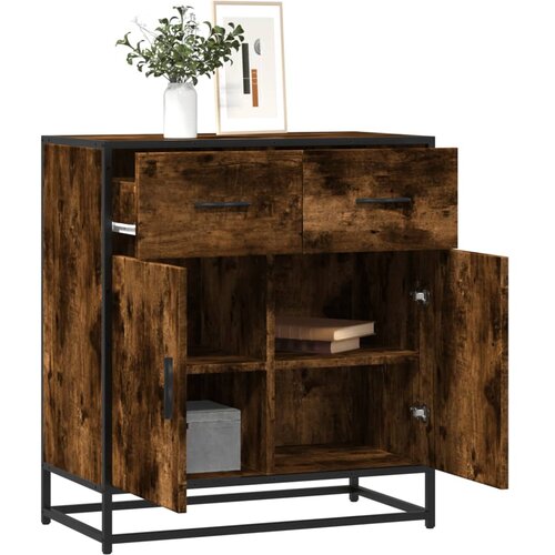 VidaXL Komoda boja hrasta 68x35x76 cm konstruirano drvo Slike