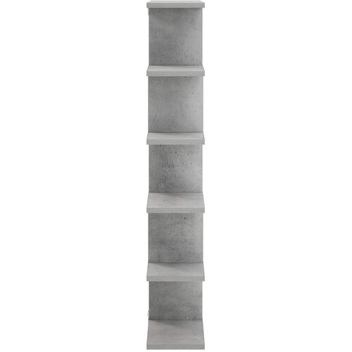  Zidna polica Betonska siva 70 x 17 x 101 cm Prerađeno drvo Slike