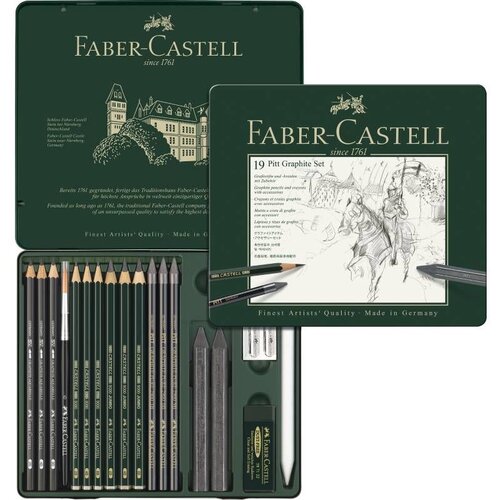 Faber-Castell Komplet profesionalnih svinčnikov za skiciranje PITT Graphite set M, (21839362) Slike