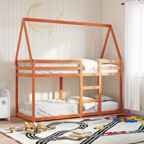 The Living Store Pograd s steho vo&amp;scaron;čeno rjav 90x190 cm trdna borovina - Pograd, (21428231) Slike
