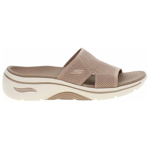 Skechers Natikači Go Walk Arch Fit 2.0 Bež Slike
