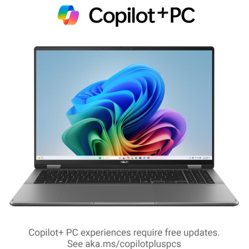 Asus vivobook 16 flip (TP3607); copilot+ pc refabrikovan Slike